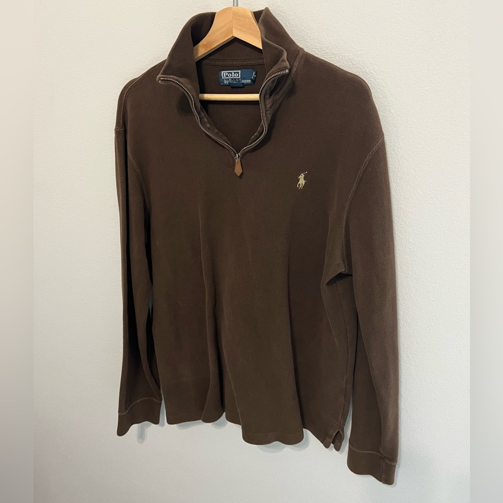 Polo // Brown Pullover // L